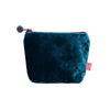 Pwrs Melfed - Gwyrddlas | Velvet Purse - Dark Turquoise