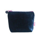 Pwrs Melfed - Nefi | Velvet Purse - Navy