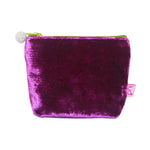 Pwrs Melfed - Eirin | Velvet Purse - Plum