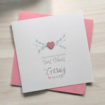 Cerdyn Dydd Sant Ffolant - Hannah (Gwraig) | Valentine's Day Card - Hannah (Wife)