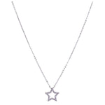 Cadwyn Seren ar Gerdyn Nadolig Llawen | Carded Star Necklace - Merry Christmas