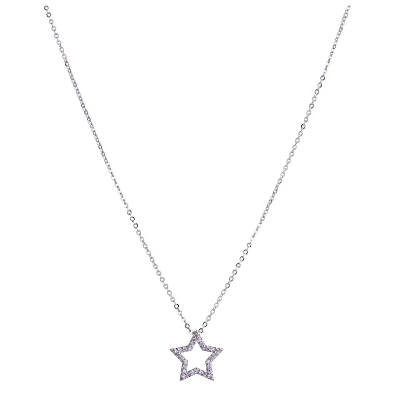 Cadwyn Seren ar Gerdyn Nadolig Llawen | Carded Star Necklace - Merry Christmas