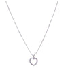 Cadwyn Calon ar Gerdyn Nadolig Llawen | Carded Heart Necklace - Merry Christmas