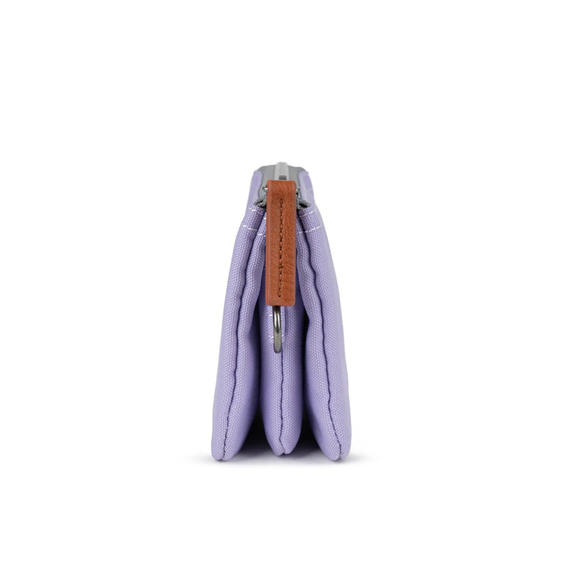 Pwrs Roka | ROKA Carnaby Small Sustainable Wallet - Lavender (Canvas)