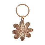 Modrwy Goriadau Llygad yr Haul Enamel | Enamel Daisy Keyring