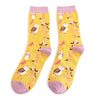 Sanau - Coedwig | Miss Sparrow Socks - Woodland Yellow