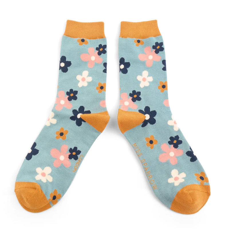 Sanau - Blodau Haul | Miss Sparrow Socks - Cute Daisy Duck Egg