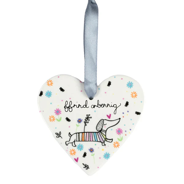 Addurn Serameg - Ffrind Arbennig | Ceramic Decoration - Special Friend