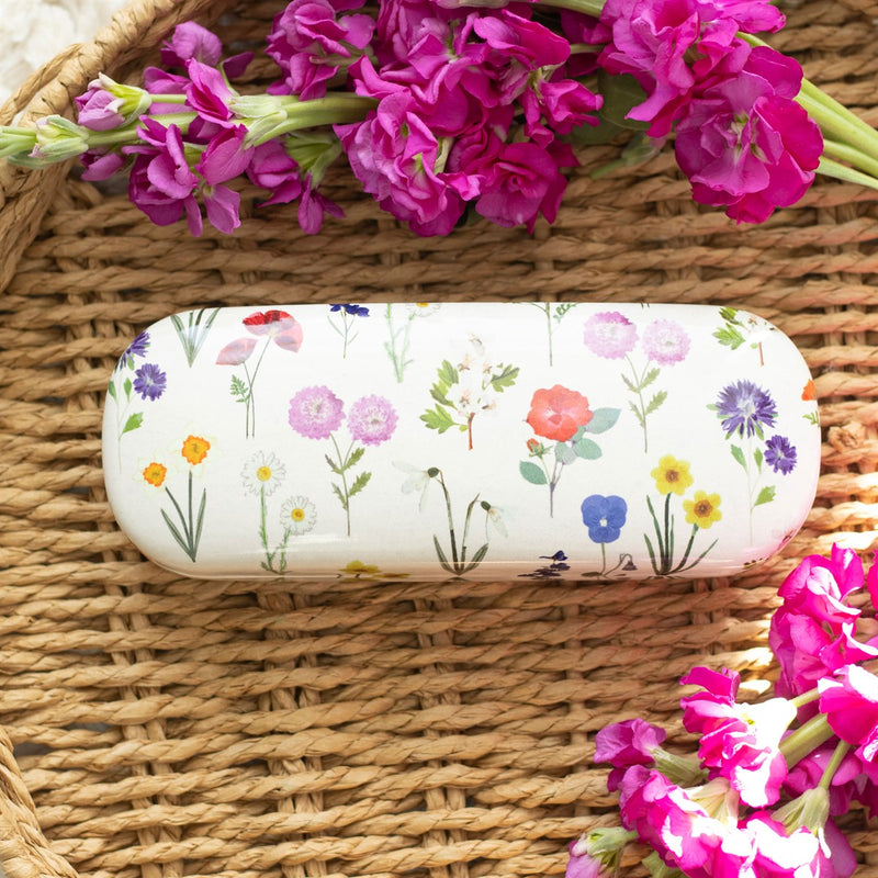 Câs Sbectols - Blodau Gwyllt | Glasses Case - Wildflowers