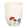 Potyn Blodau Serameg - Blodau Gwyllt | Ceramic Flower Pot - Wildflower