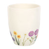 Potyn Blodau Serameg - Blodau Gwyllt | Ceramic Flower Pot - Wildflower