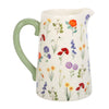 Jwg Serameg - Blodau Gwyllt | Ceramic Jug - Wildflower