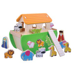 Tegan Didoli Siapiau - Arch Noa | Wooden Shape Sorter - Noah's Ark