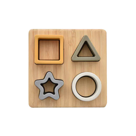 Pos Bambw a Silicôn | Bamboo & Silicone Puzzle Toy