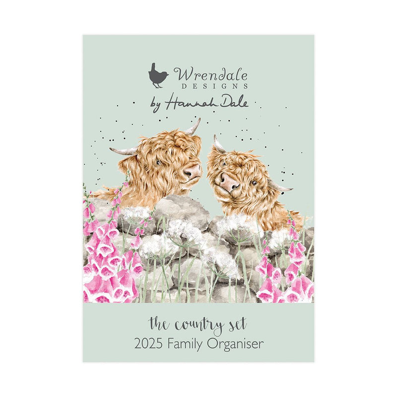 Cynllunydd Teulu 2025 | Wrendale 2025 Family Planner - The Country Set