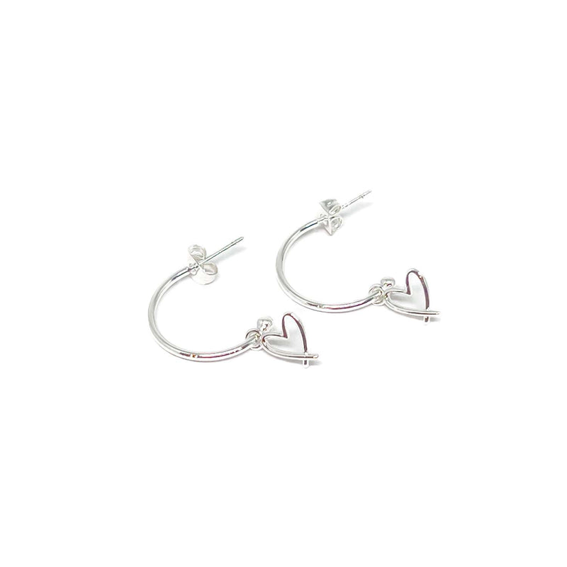 Clustdlysau Cati - Arian | Cati Earrings - Silver