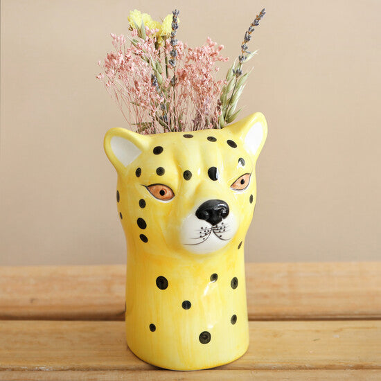 Ffiol Llewpart Wych | Fabulous Leopard Vase