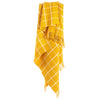 Blanced Penglin / Ysgwyddau Gwlân Cymreig - Melyn | Welsh Wool Knee / Shoulder Throw - Chequered Check Yellow