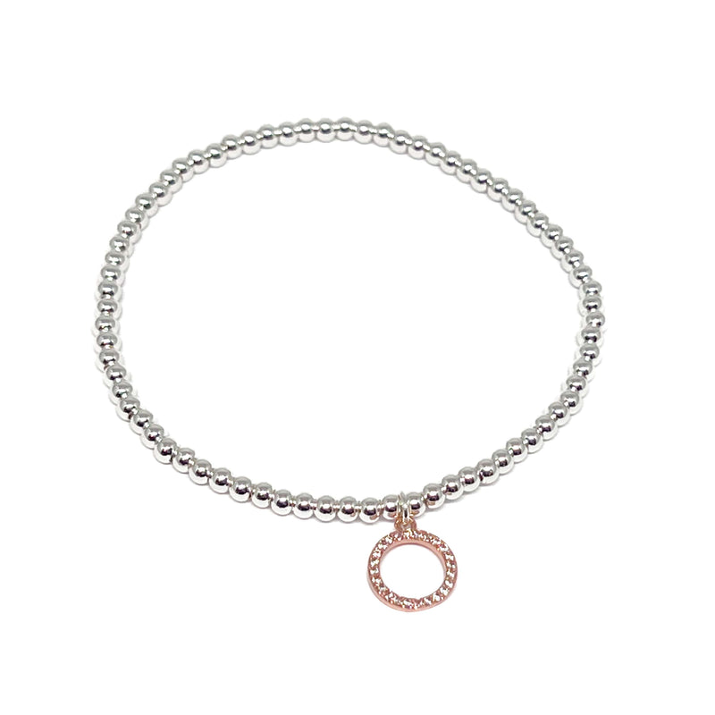 Breichled Dawn - Aur Coch | Dawn Bracelet - Rose Gold