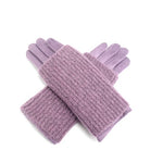 Menig Haen Ddwbl - Piws | Double Layer Gloves - Purple