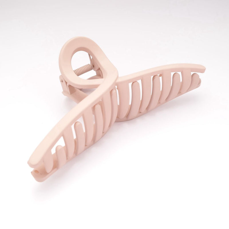 Clip Gwallt Crafanc | Claw Hair Clip - Matte Pink