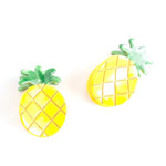 Clipiau Gwallt Crafanc  | Claw Hair Clips - Pineapple Twin Pack