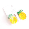 Clipiau Gwallt Crafanc  | Claw Hair Clips - Pineapple Twin Pack