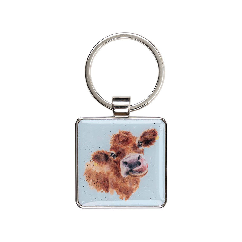 Cylch Goriadau Wendale | Wrendale Keyring - 'Mooo' Cow