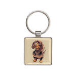 Cylch Goriadau Wendale | Wrendale Keyring - 'Little One' Dachshund