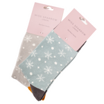 Sanau - Plu Eira | Miss Sparrow Socks - Snowflakes Silver