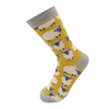 Sanau - Defaid Hapus | Miss Sparrow Socks - Happy Sheep Yellow