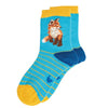 Sanau Bambŵ Plentyn Wrendale | Wrendale Children's Bamboo Socks - Born To be Wild