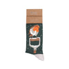 Sanau Bambŵ Dynion - Robin Goch  | Wrendale Mens Christmas Bamboo Socks - Robin