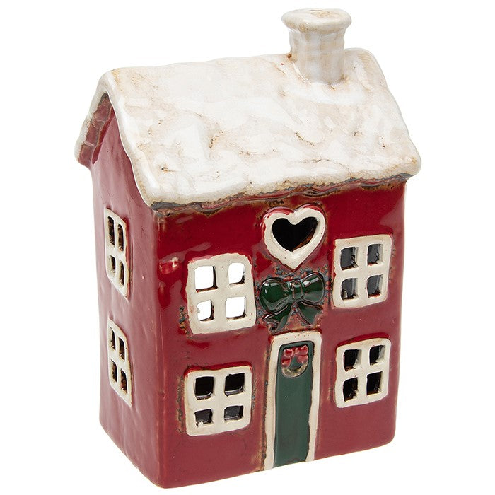 Tŷ Eiddew  - Tŷ Cannwyll Serameg | Ceramic Tealight House