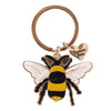 Modrwy Goriadau Gwenyn Enamel | Enamel Bee Keyring