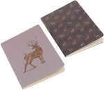 Dau Lyfr Nodiadau | Deck the Halls Set of 2 Notebooks - Heather / Dark Green