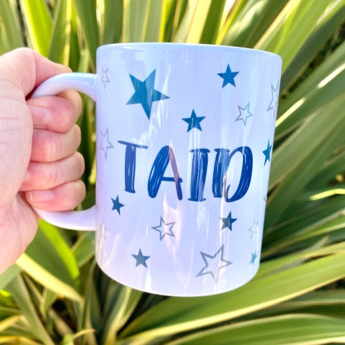 Mwg Sêr - Taid | Star Mug - Taid