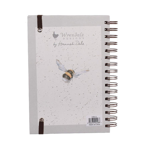 Llyfr Nodiadau A5 - Gwenyn | Wrendale A5 Notebook - Bee